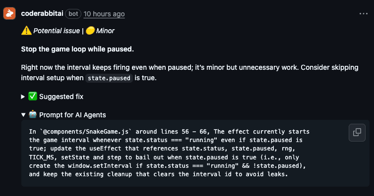 fix all issues with AI agents
