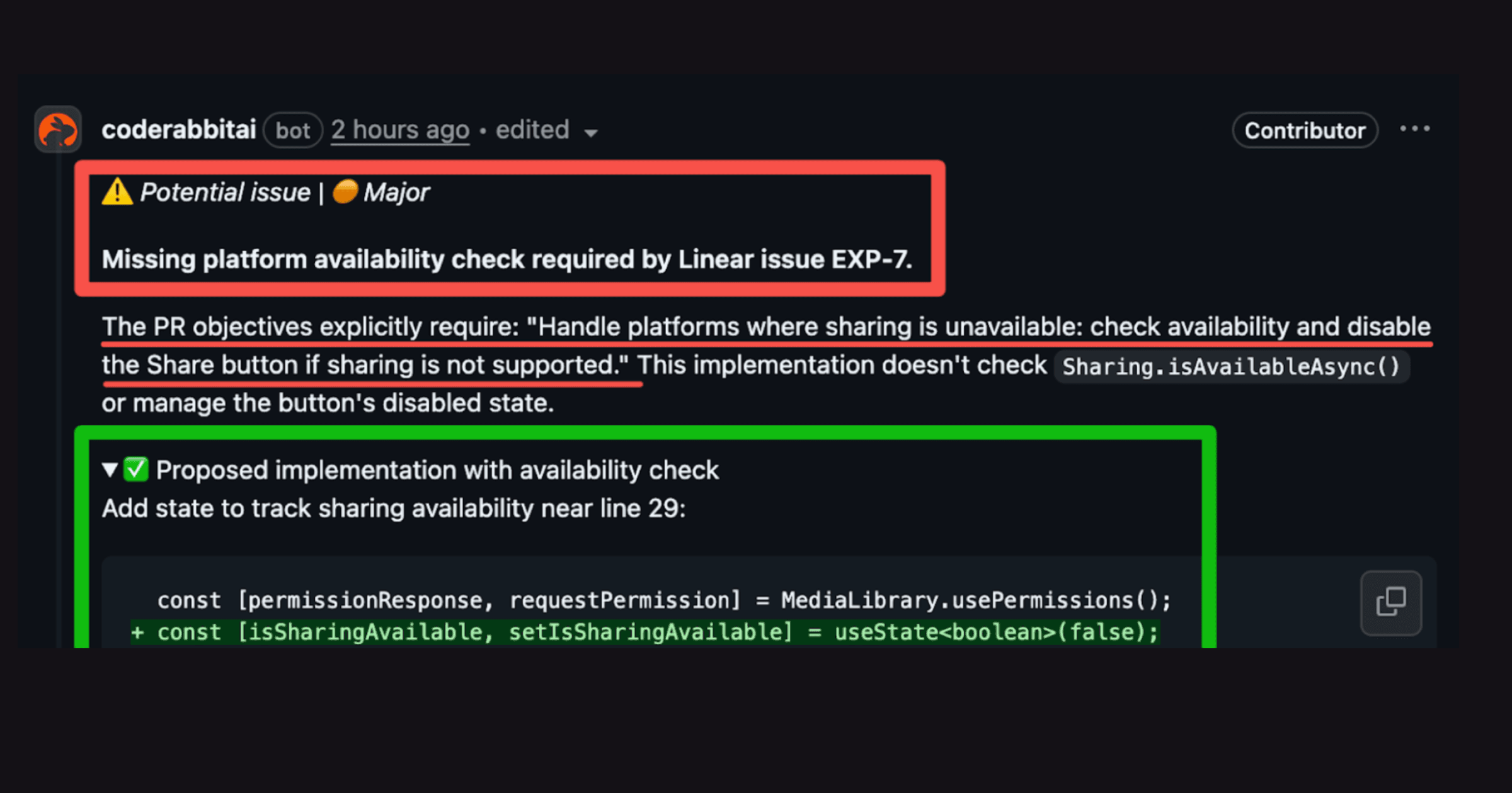 Linearで要求されるプラットフォーム可用性チェックの欠如
