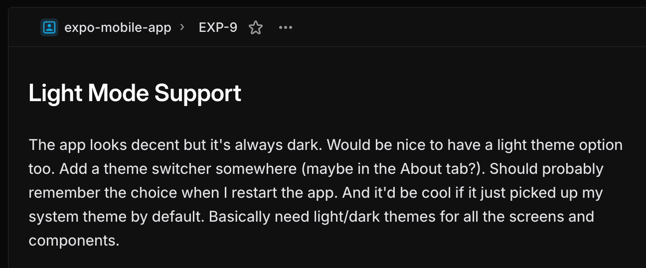 There is a special place in hell for people who write tickets like that, right?