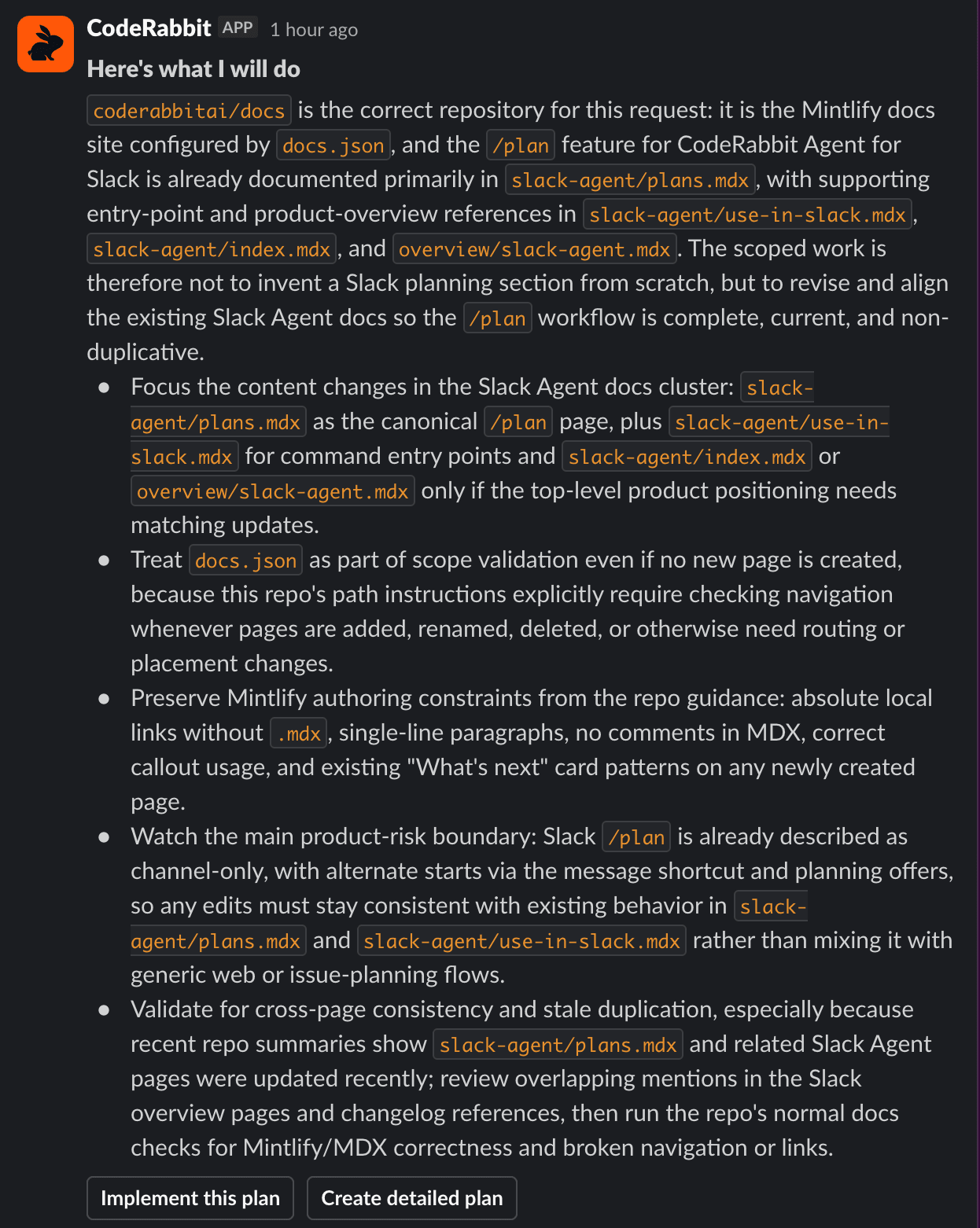 A technical document detailing tasks for a Black Agent system integration and update.