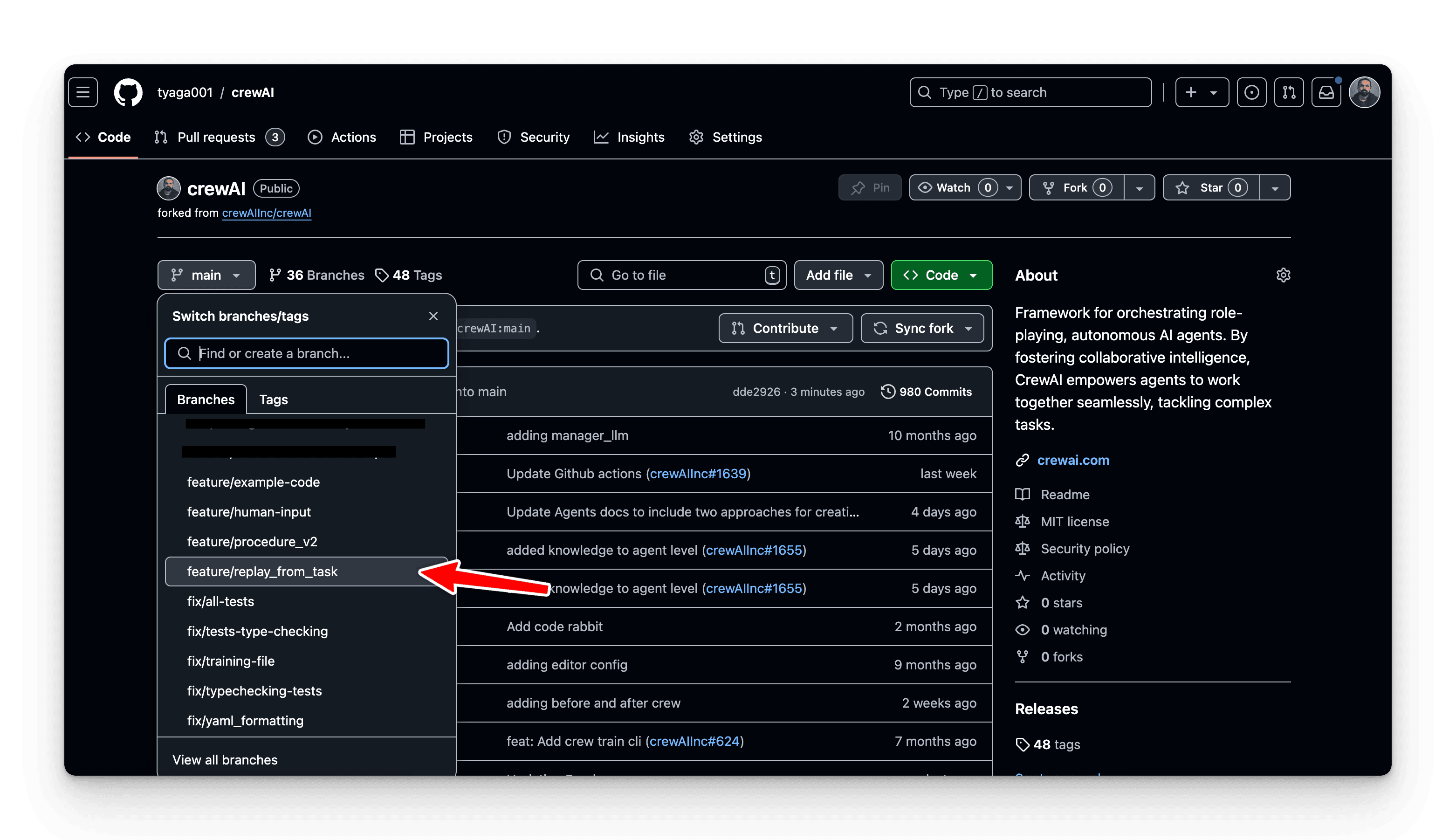 Code review feedback -demo repo-crewai