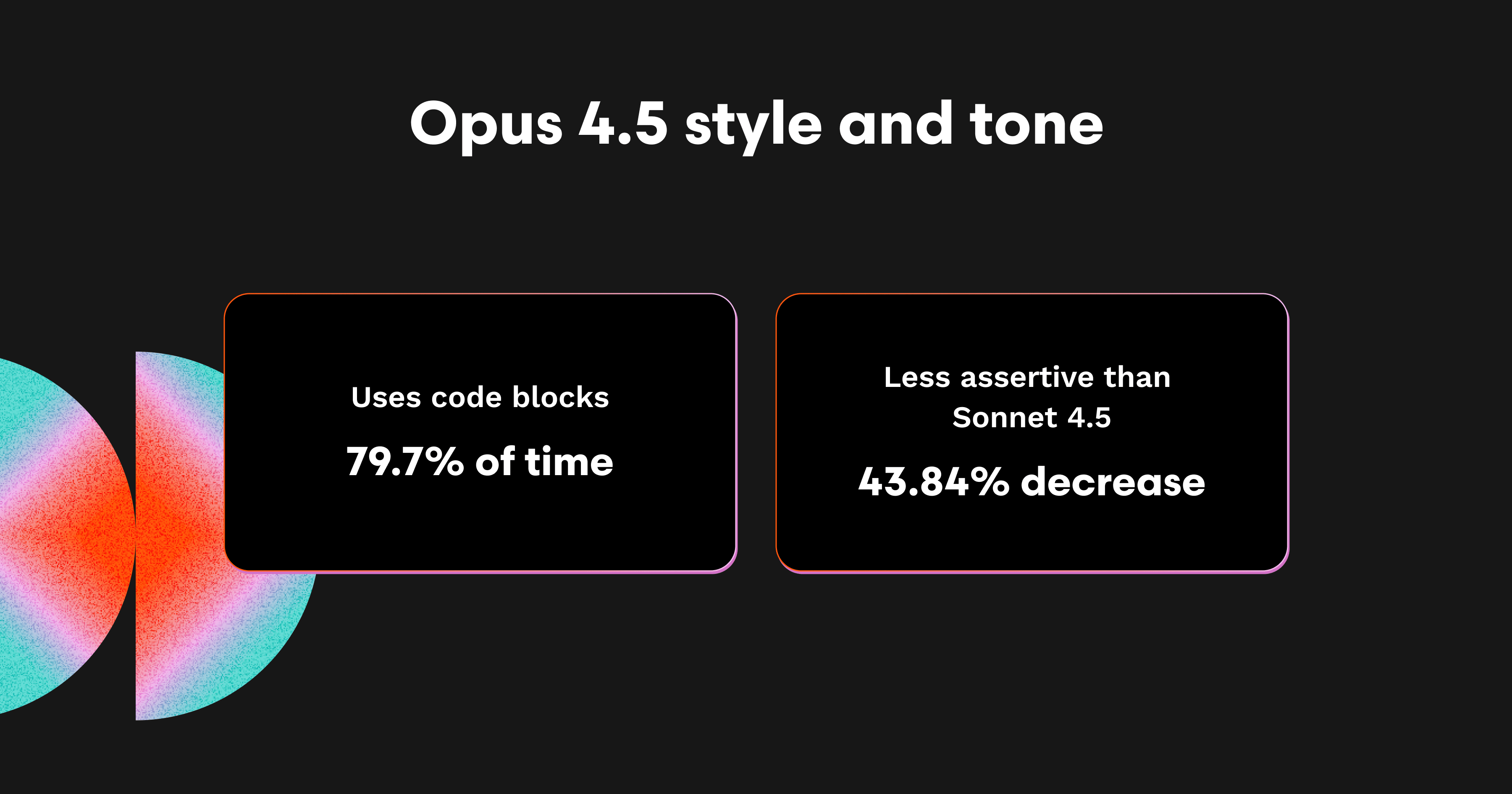 Opus 4.5 style and tone